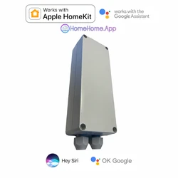 Plastic Enclosure Box For Apple HomeKit Sonof Dual R3 Relay Ip67 Electronic Project P9 Cable Gland Case Iot Google Smart Home