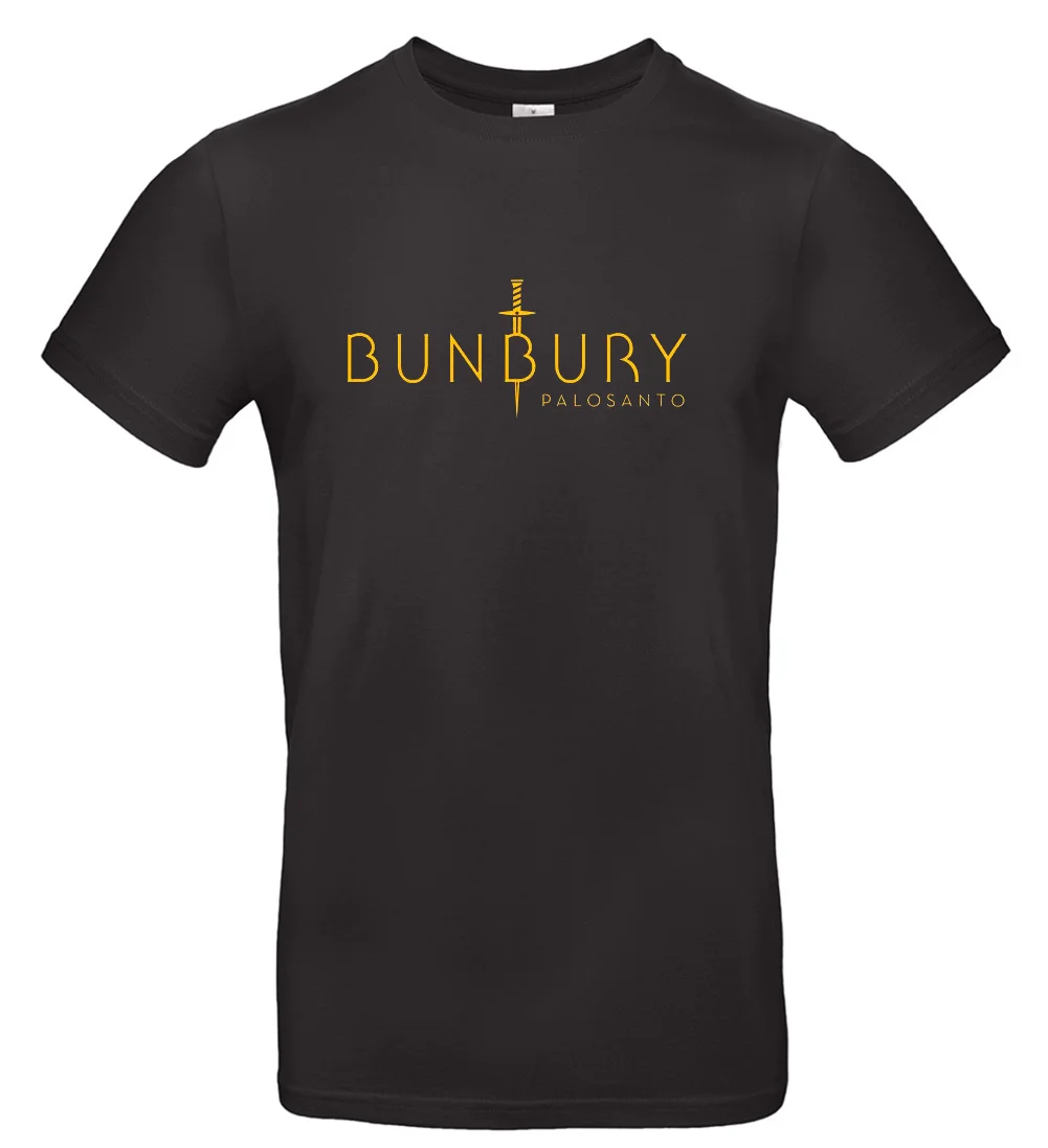 Premium Black Bunbury rock heroes of Silence Premium 190 grs Impression Gold Spain T-Shirt