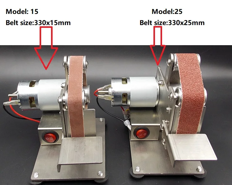 Mini Small Mini Belt Machine DIY Polishing Machine Grinding Machine fixed Angle Sharpening Machine Blade Desktop