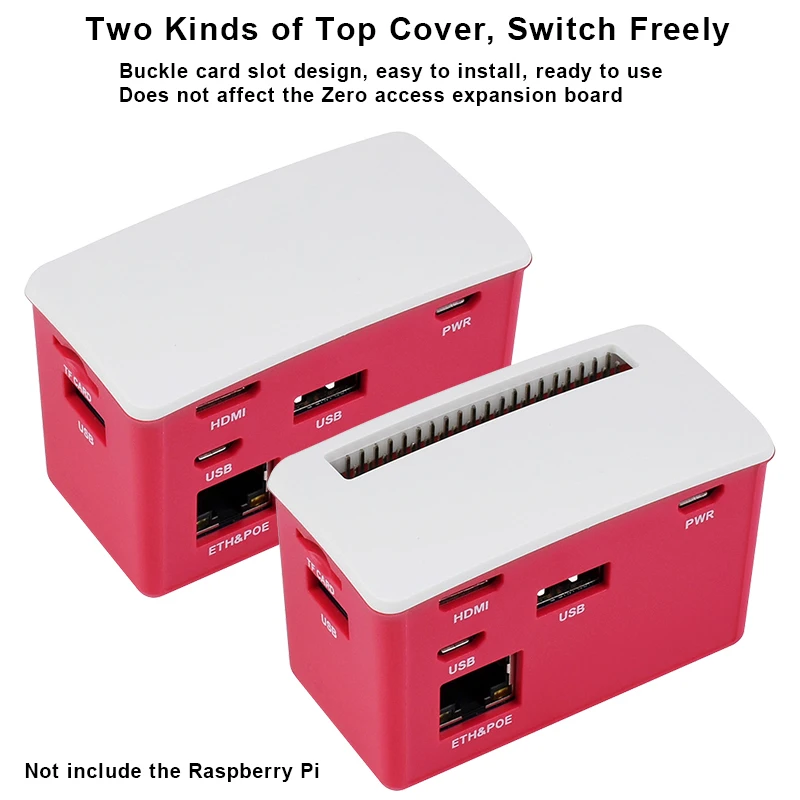 Raspberry Pi Zero PoE Power over Ethernet / USB HUB HAT, compatible avec 3 Ports USB 2.0 802.3af pour Raspberry Pi Zero W / Zero WH