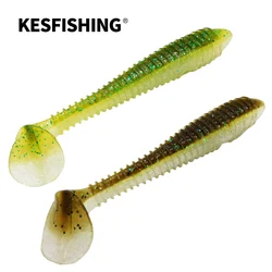KESFISHING Fishing Soft Lures125mm Vibro Shad Artificial Silicone Baits Pesca Swimbait Pike Bass fishing pesca