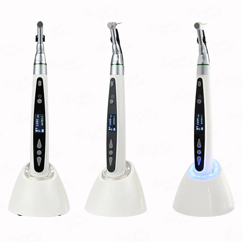 Wireless Dental LED Smart Preci Endo Motor Treatment Root Canal Therapy Instrument 9 Memory with 16:1 Reduction Contra Angle