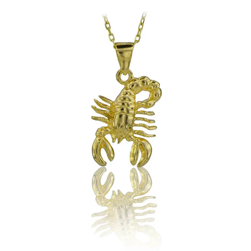 Scorpions Necklace 925 Sterling Zodiac Scorpion Necklace