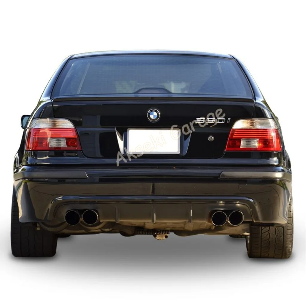 For BMW E39 M Tec 5 Series 1995-2004 TECH Rear Bumper Diffuser -Auto Tuning Modified Spoiler CarABS Plastic Rear Diffuser Bumper