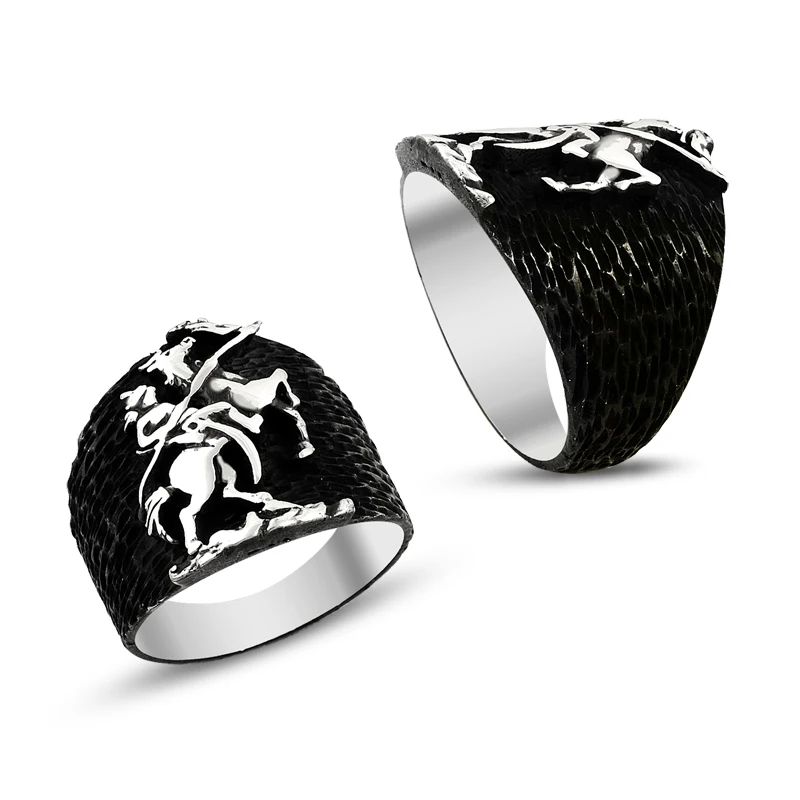 925 Silver Handmade Cavalry Rings for Men