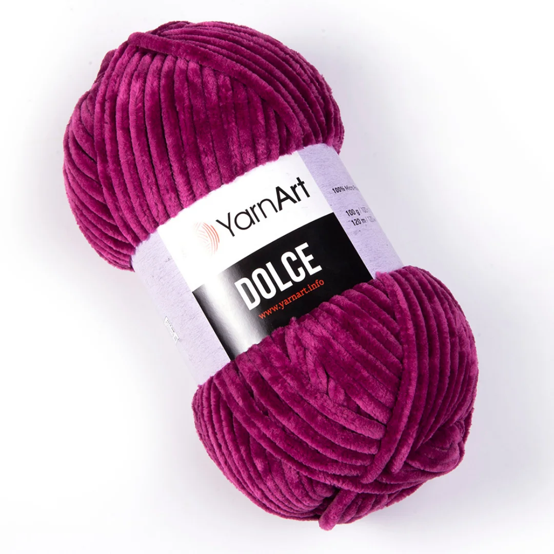 Yarnart Dolce 100% Micro Polyester Soft Velvet Skein Bulky Amigurumi Knitted Doll Threads YarnCrochet Tricots DIY Loop trikotin