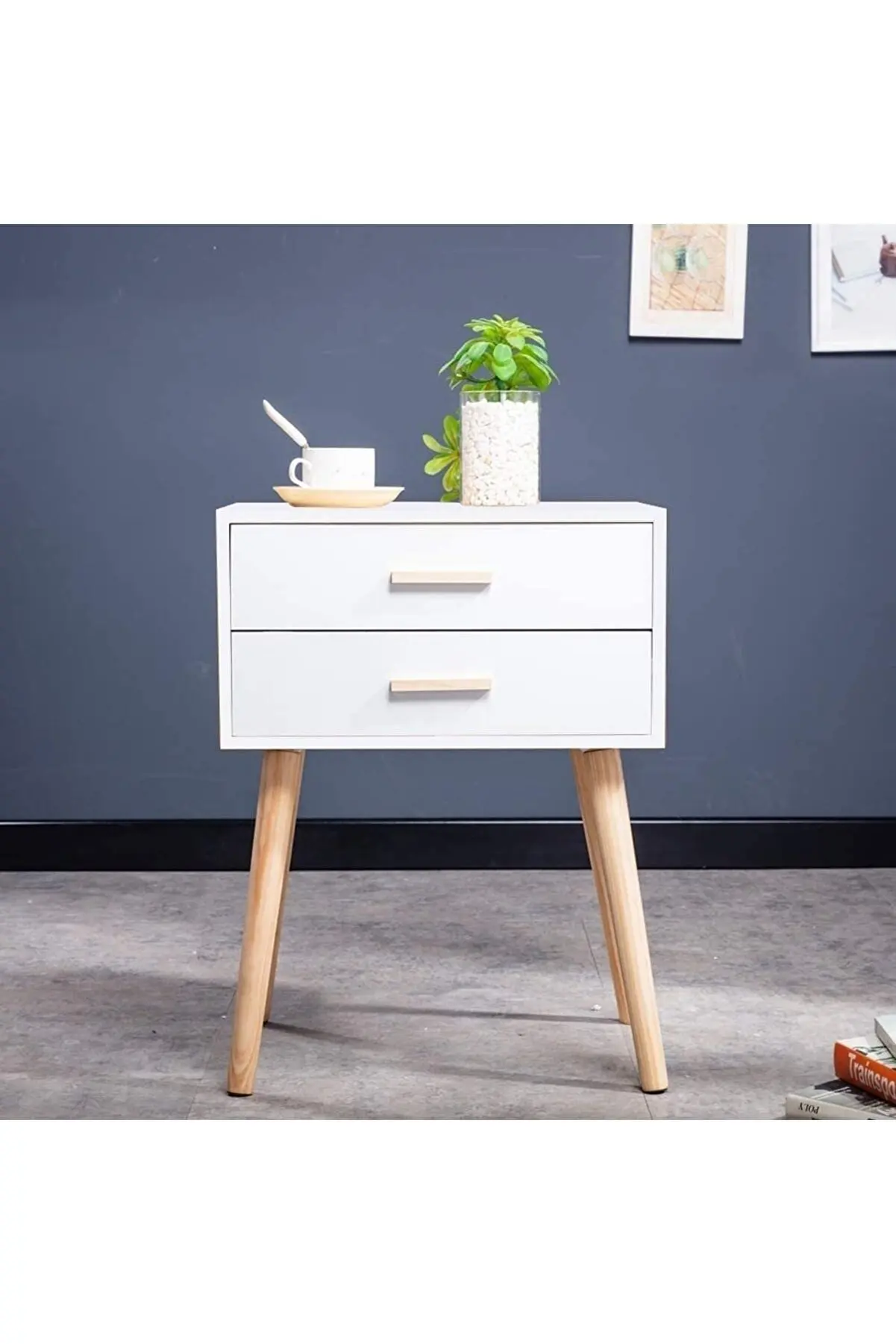 Commode Wooden Furniture Bedside Table Houseware Decoration Good Quality And Convenient Portable Sturdy Bedroom Children's Room