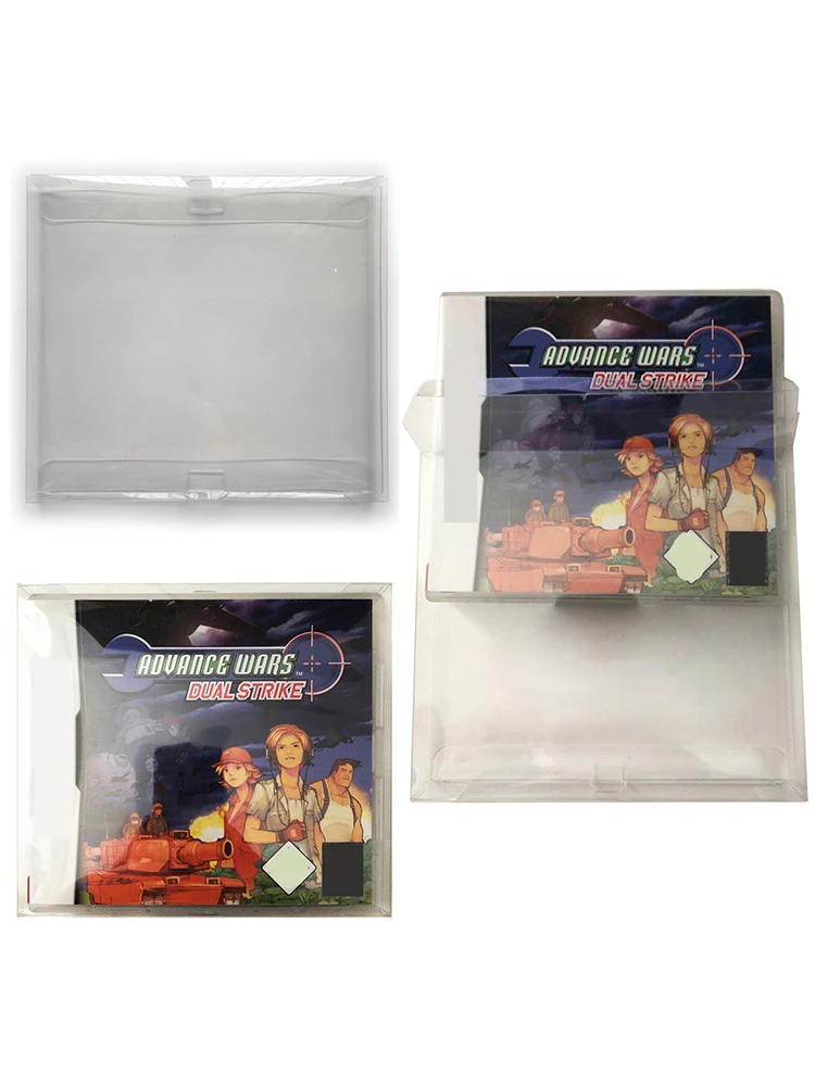 Capa protetora para nds pal, capa de plástico transparente feita sob encomenda