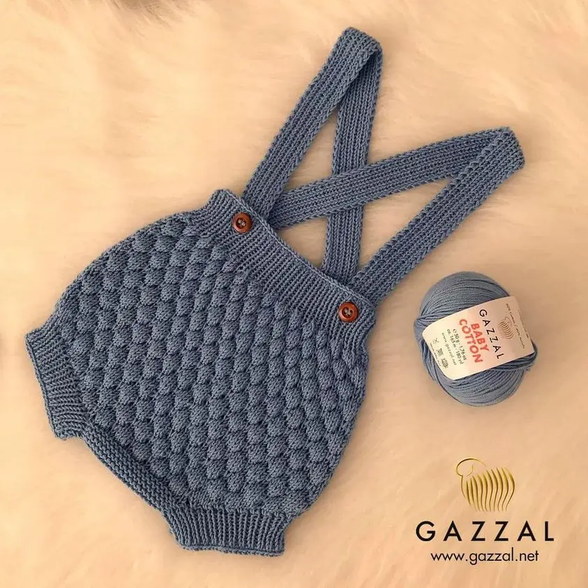 Gazzal Baby Cotton Ball Hand Knitting Yarn, 50 grams 165 meters, Acrylic, Crochet, Clothes, Sport, Cardigan, Blouse, Knit, Quality, Amigurumi, Hobby, Palmie Store, Made In Turkey - DIY