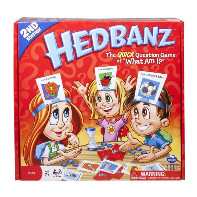 HedBanz: Board game (guess I have in the coconut, family board game, Q & A game)