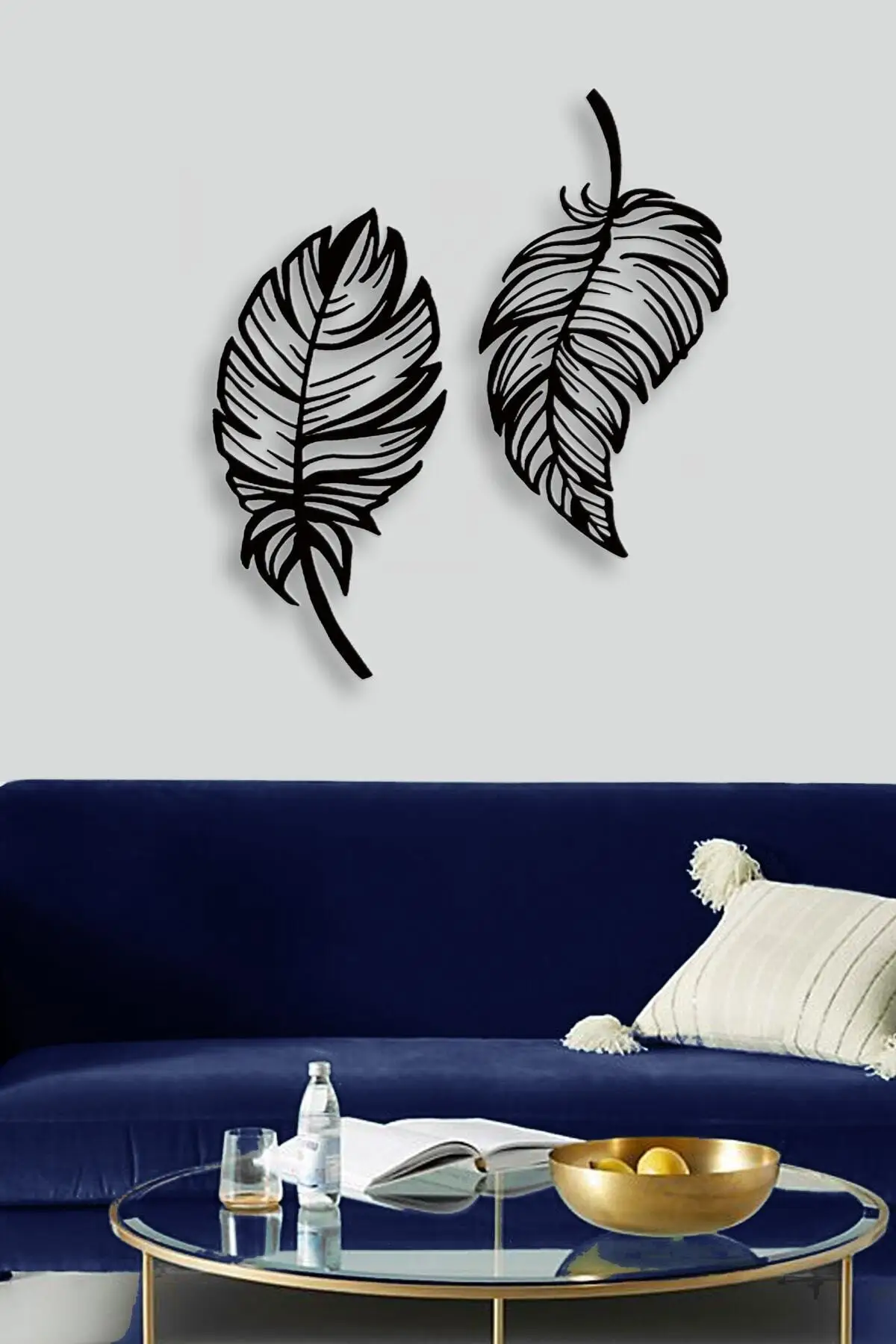 Laser Cut Wood Wall Decor-Cactus Flower Leaf Cat Panda Swan 3mm Wood Black Easy Sewing.The Wall Ornament Home Gift