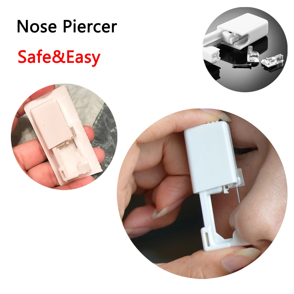 Disposable Safe Piercing Unit for Nose Studs