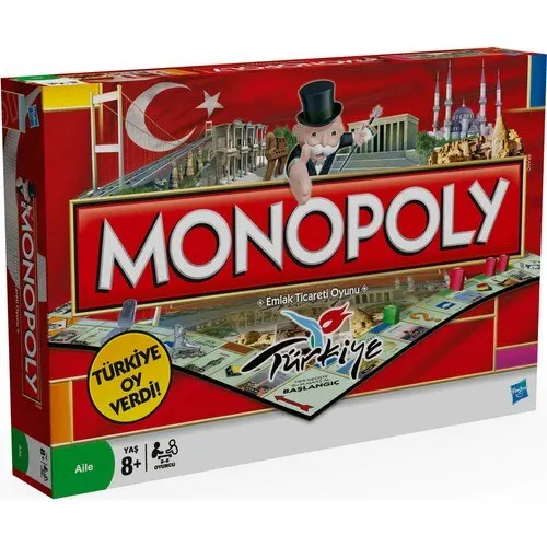 MONOPOLY Turkey Turkish Language Boardgame Special Edition Fast Delivery