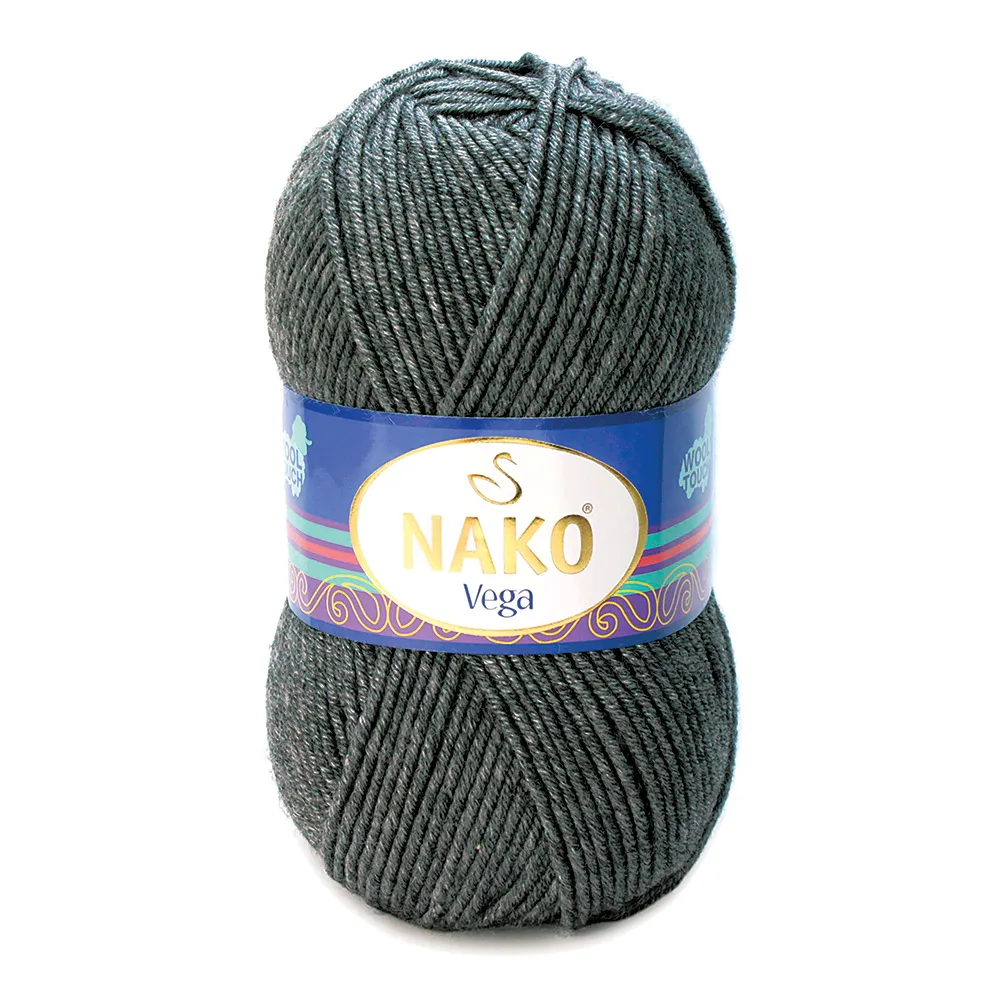 Nako Vega 100% Premium Acrylic 100G. 195 Mt. Cardigan, Sweater, Scarf, Beret, Booties, Baby Room Textile 5 PCS