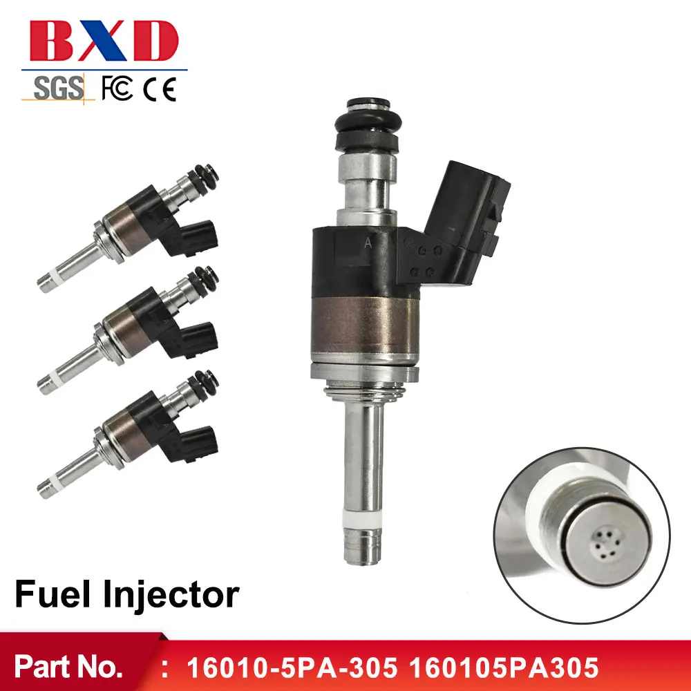 

1/4 шт. топливная форсунка 16010-5PA-305 160105PA305 для Honda Accord 1.5L Turbo Civic CR-V 2018-2020 гг.