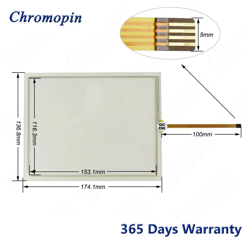 Imagem -02 - Shell Dianteiro e Traseiro do Case Vidro do Toque Sobreposição Dianteira Exposição do Lcd 6av66430cb011ax1 6av6 643-0cb01-1ax1 Mp277 Dentro