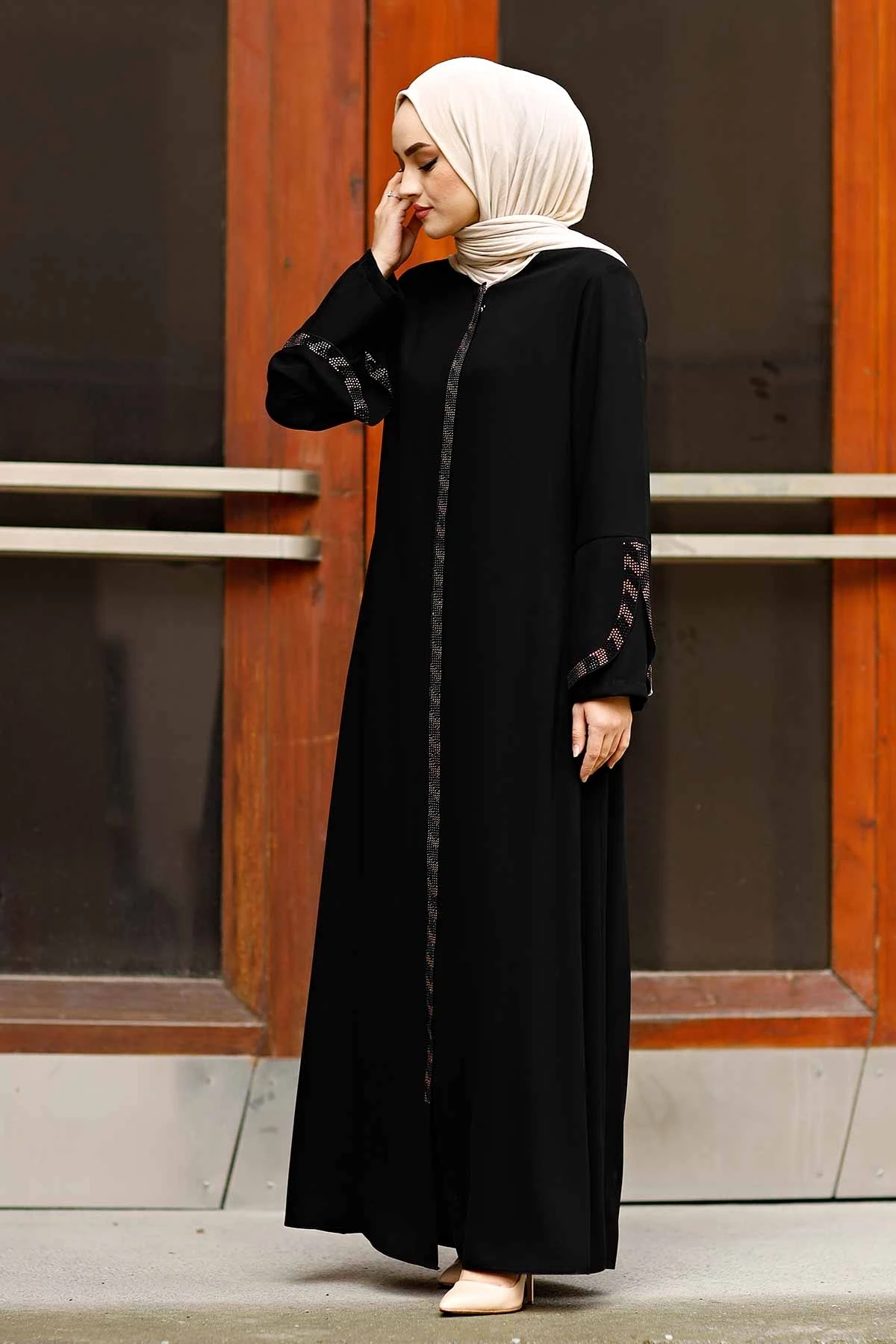 Stoned Abaya Caftan Marocain Abaya Dubai Turkey Islam Kaftan Muslim Hijab Dress African Dresses For Women Robe Arabe Musulman