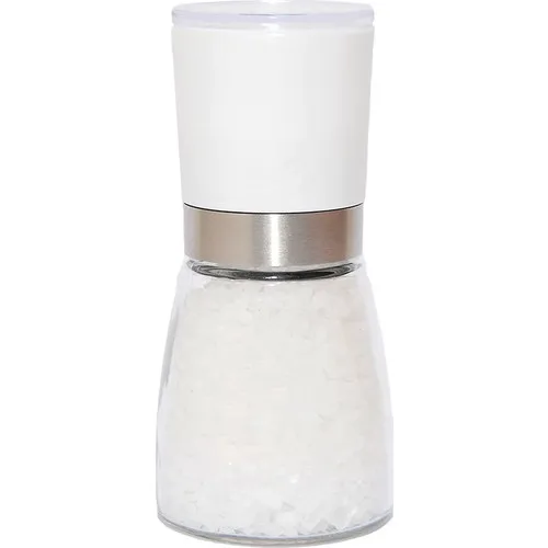 GREAT Salt Pepper Mill White + Çankırı Salt 200 Gr FREE SHİPPİNG