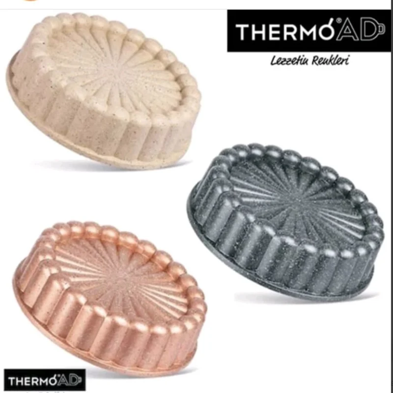 Thermoad Aluminum Casting Granite Pie Tart Mold 3 6colors Free Shipping Worldwide