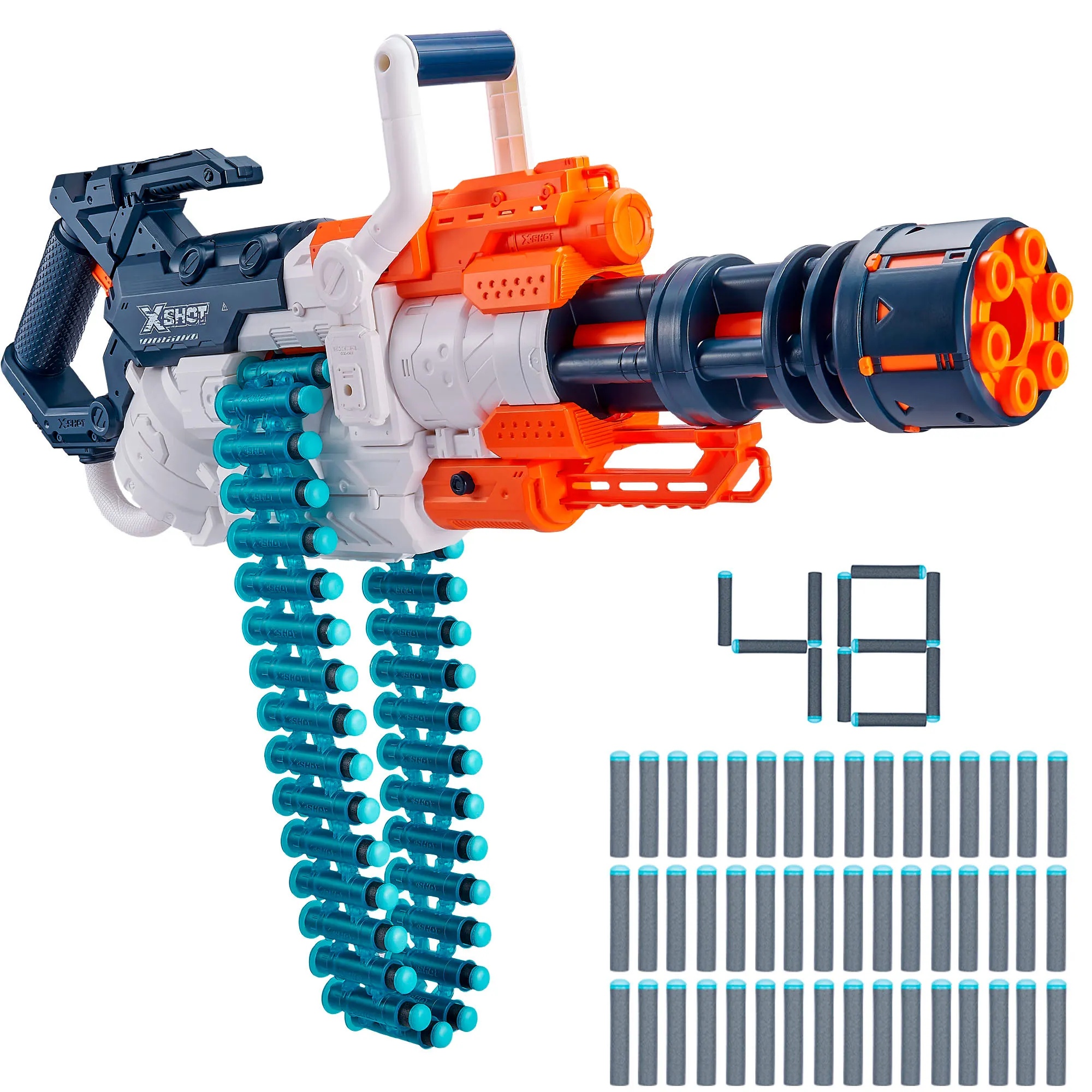 Transmitter, launcher Crusher Excel, gun toy for kids, machine gun with 35 darts, ammo crusher, barrel swivel guns, toy, toys aim, guns with darts, toys for children 8 years