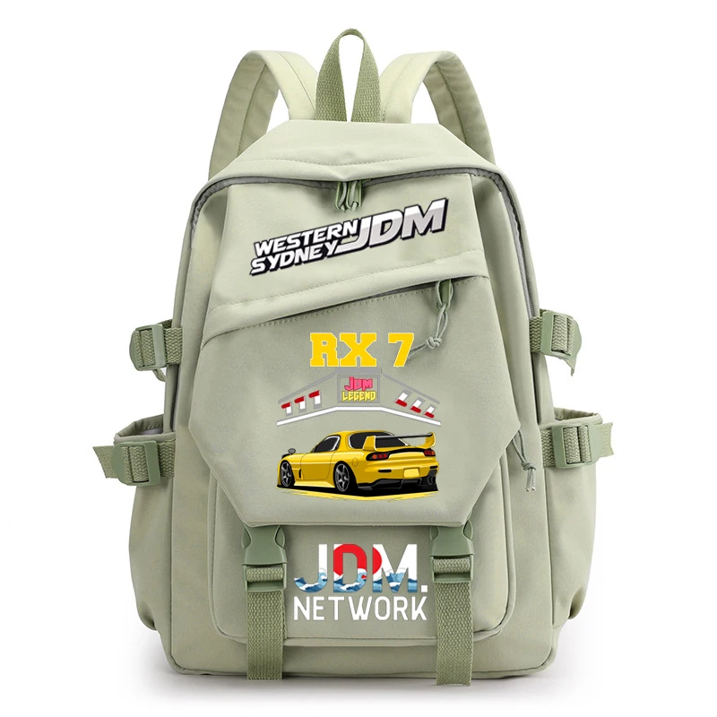 2022 JDM Backpack Women\'s Backpack Satchel Student Casual Laptop Bag