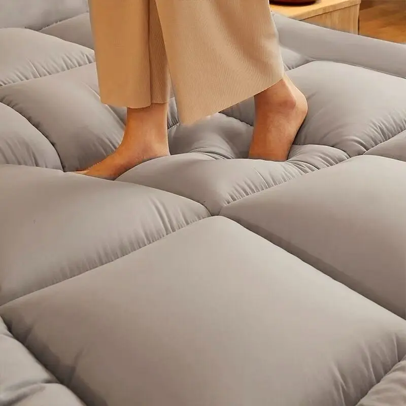 5つ星のホテルの羽毛布団,厚い暖かいベルベットのマットレス,折りたたみ式,シングル,ダブルマットレス,ツインキング,クイーン,フルサイズ