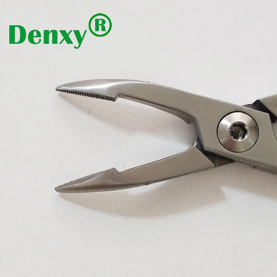 Denxy 1pc wysokiej jakości kleszcze ortodontyczne szczypce dentystyczne narzędzie Weingart Slim kleszcze szczypce do cięcia