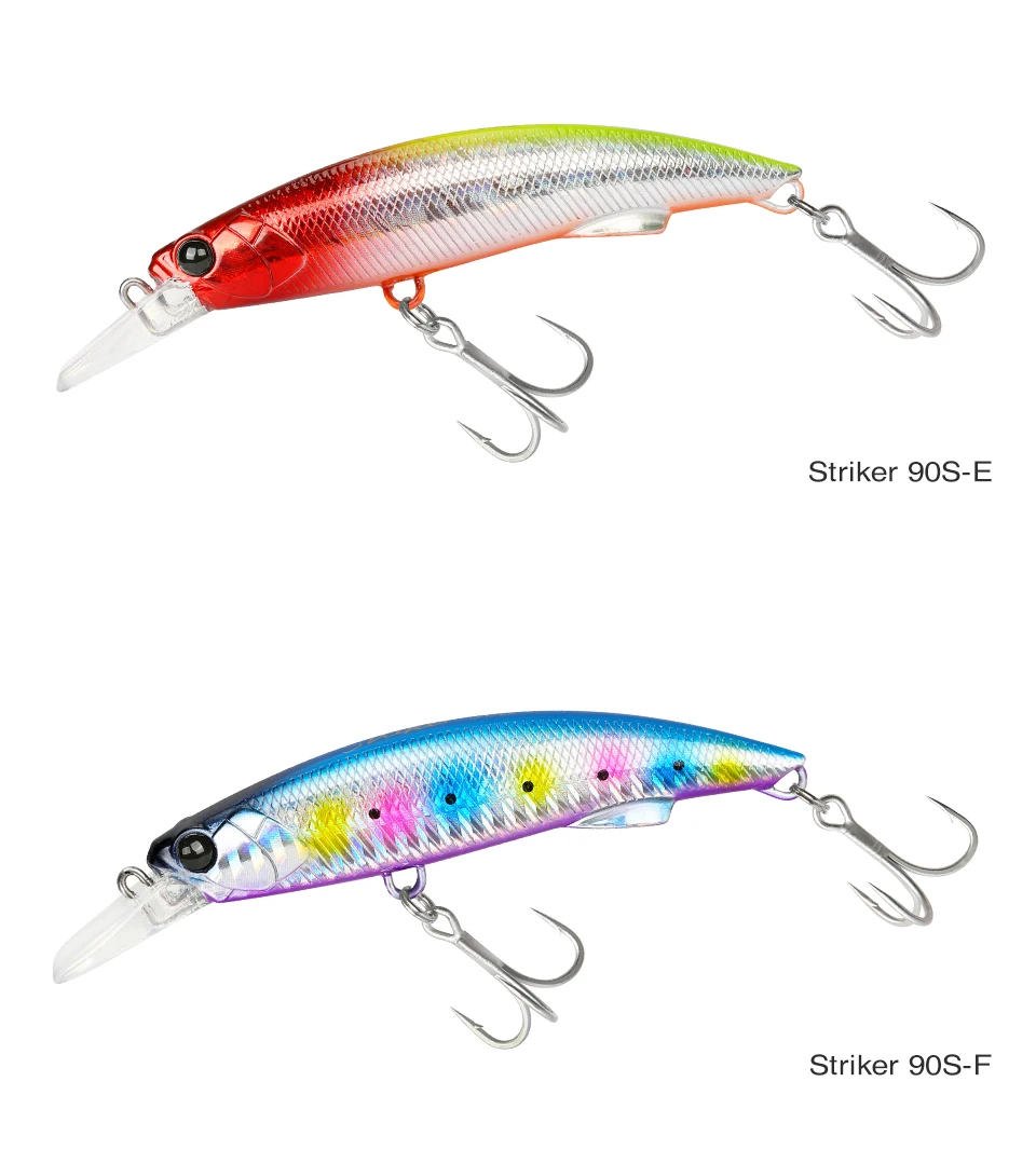 TSURINOYA 90S Heavy Minnow Sinking Angelköder 3,54 Zoll 37 g STRIKER Long Casting Hochfester harter Köder Meeresangeln Thunfischmodell – Detail 19