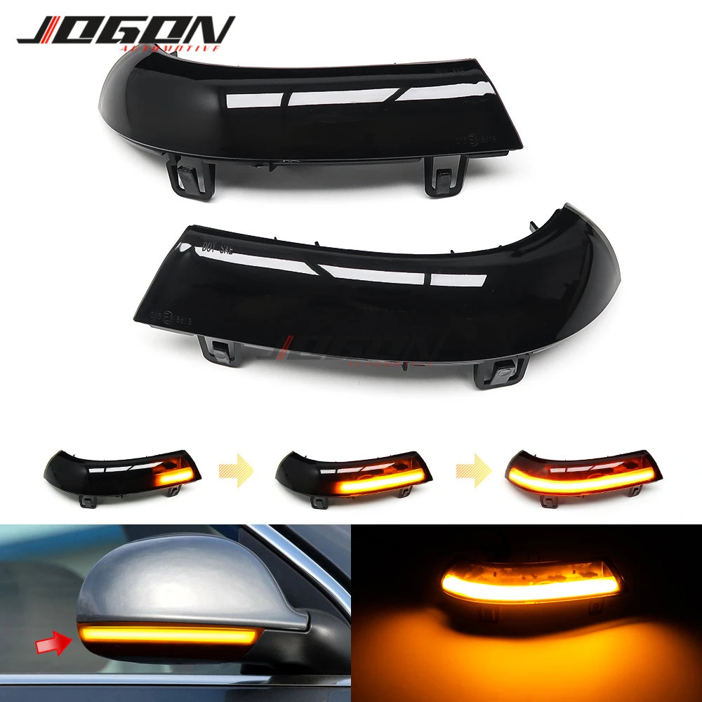 

Для VW GOLF 5 GTI Jetta MK5 Passat B5.5 B6 Sharan превосходный светодиодный Динамический указатель поворота последовательный индикатор бокового зеркала