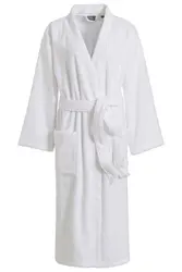 Luxury Cotton White Bathrobe For Men For Women With Hooded And Belt Towel Velvet Nightrobe Sleepwear Bath Robe Made In Turkey