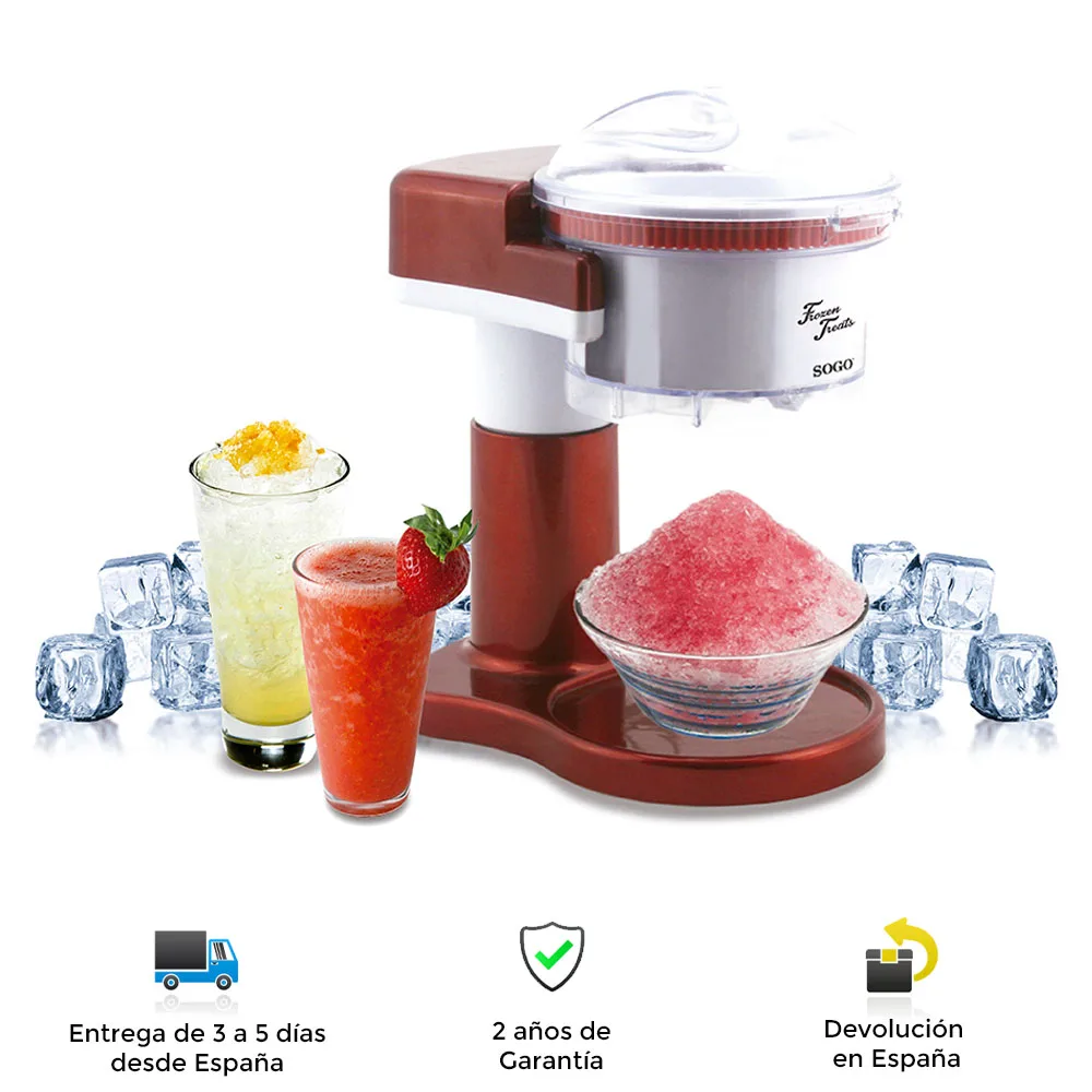 Electric Sogo ice picator, steel, fast, powerful, portable, hail, drinks, automatic, ice Mincer, electric picator