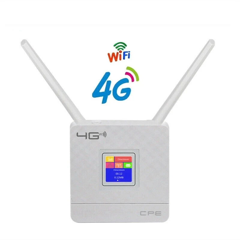 

Unlocked 4G LTE Wireless Router Mobile WIFI Hotspot Dual Band Modem Sim Card CPF106