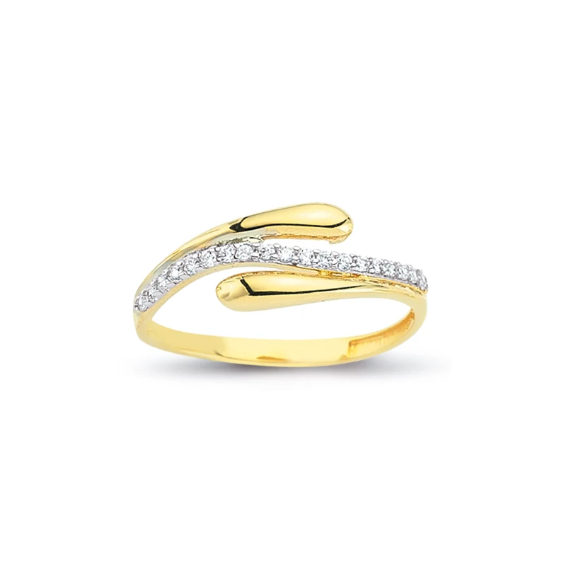 14K Solid Gold Classy Ring for Women