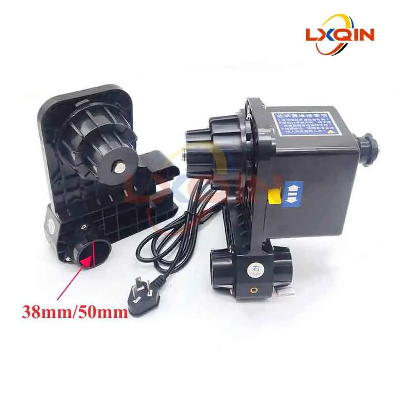 LXQIN single power paper roller kit for printer rewinder roller take up system with single motor paper collector 38mm/50mm