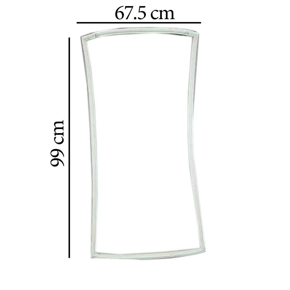Substituição superior do selo da porta do refrigerador para bosch siemens 67.5x99.5cm - 00242324 00241312 00239510