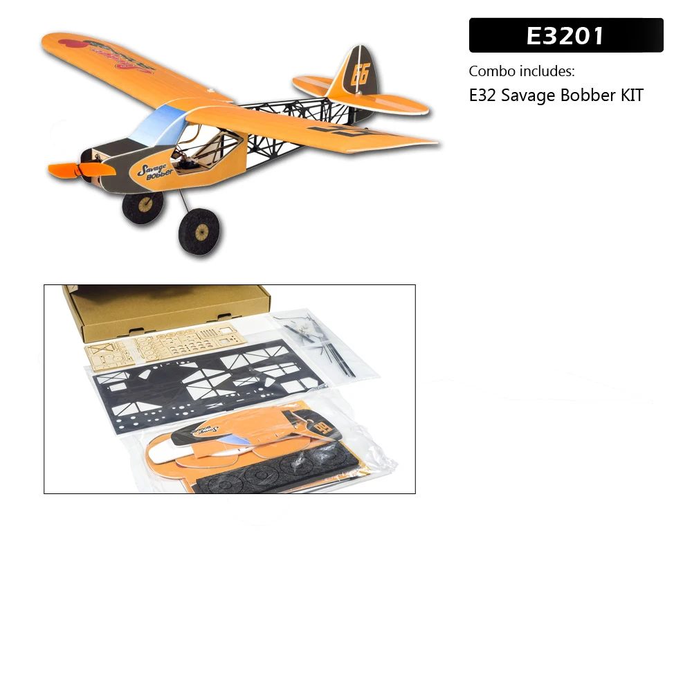 DWホビー PPフォーム RC飛行機モデル 600mm サベージボバー 固定翼