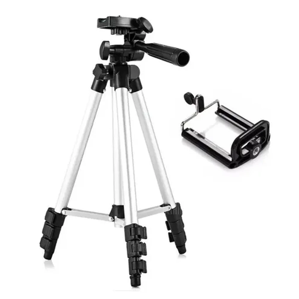 Universal Height Adjustable Tripod Professional Telescopic Portable For Gopro Camera Mobile Phone Smartphone Photography 3110 Videos