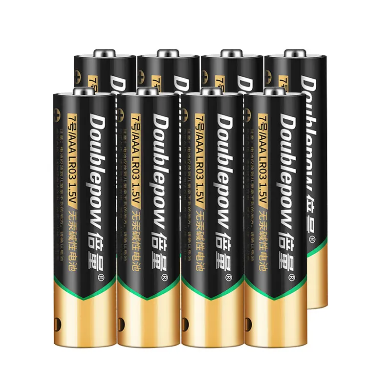 NEW 8PCS 1.5V AAA Alkaline Batteries Long shelf life Primary dry cell 1.5v LR03 am4 battery for mp3 and toys for wireless mouse