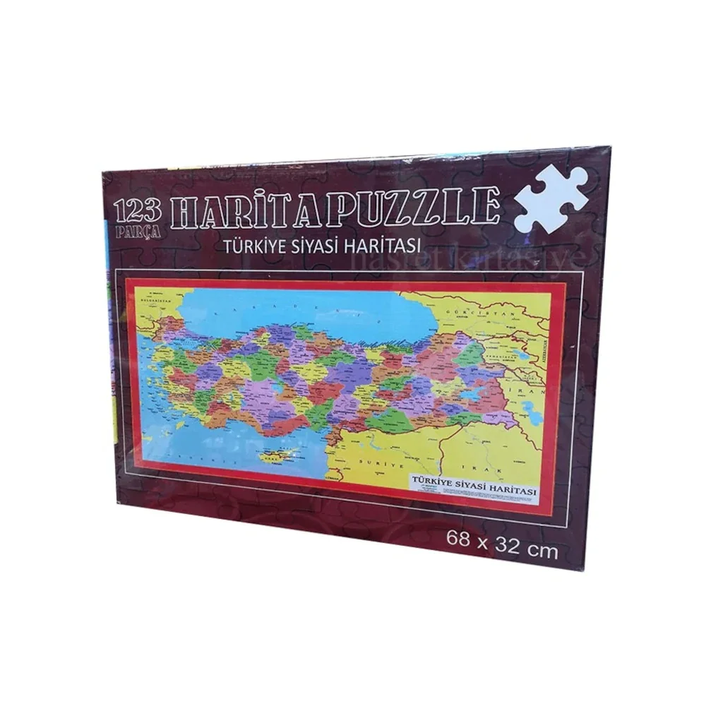 Kızılkaya Turkey Political Map 123 Piece Jigsaw Puzzle 68x32 cm turk servise School