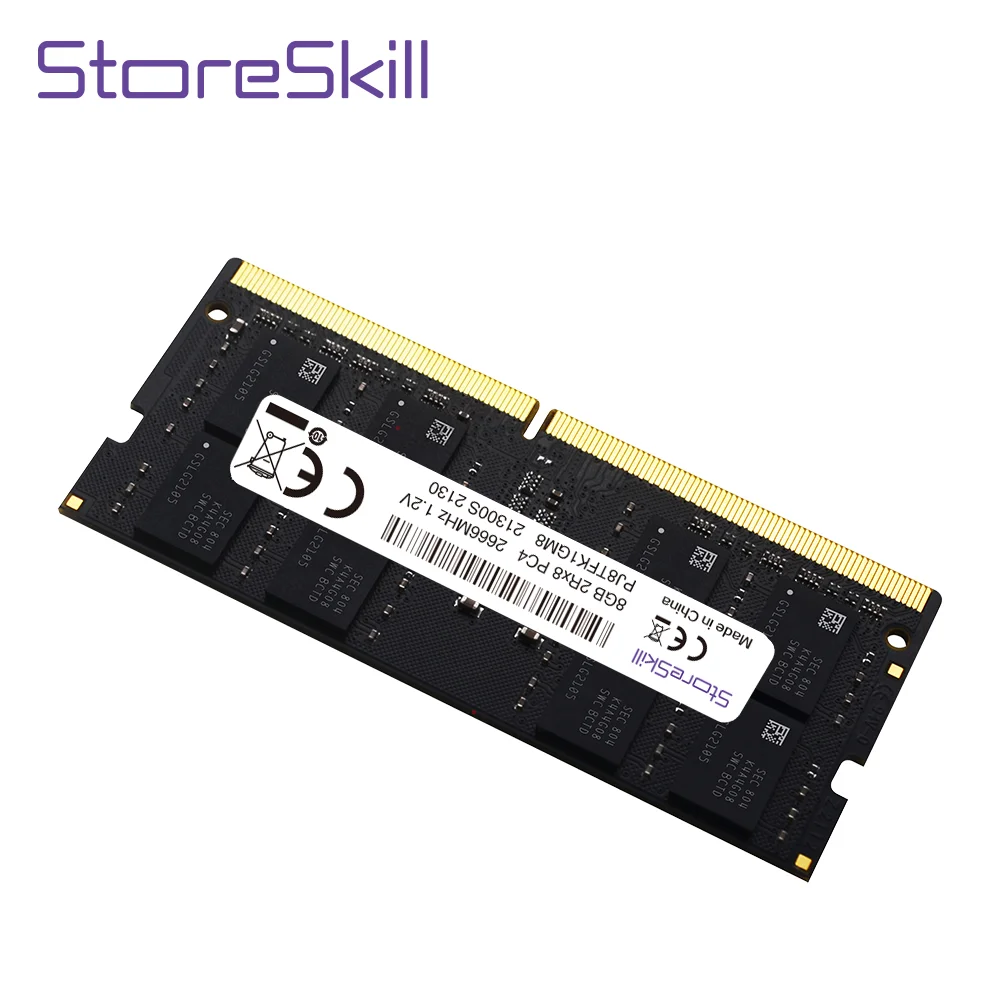 StoreSkill SODIMM Memoria DDR4 16GB 8GB 4GB 3200 2133 2400 2666 17000 19200 21300 1.2v for Laptop Ram Memory