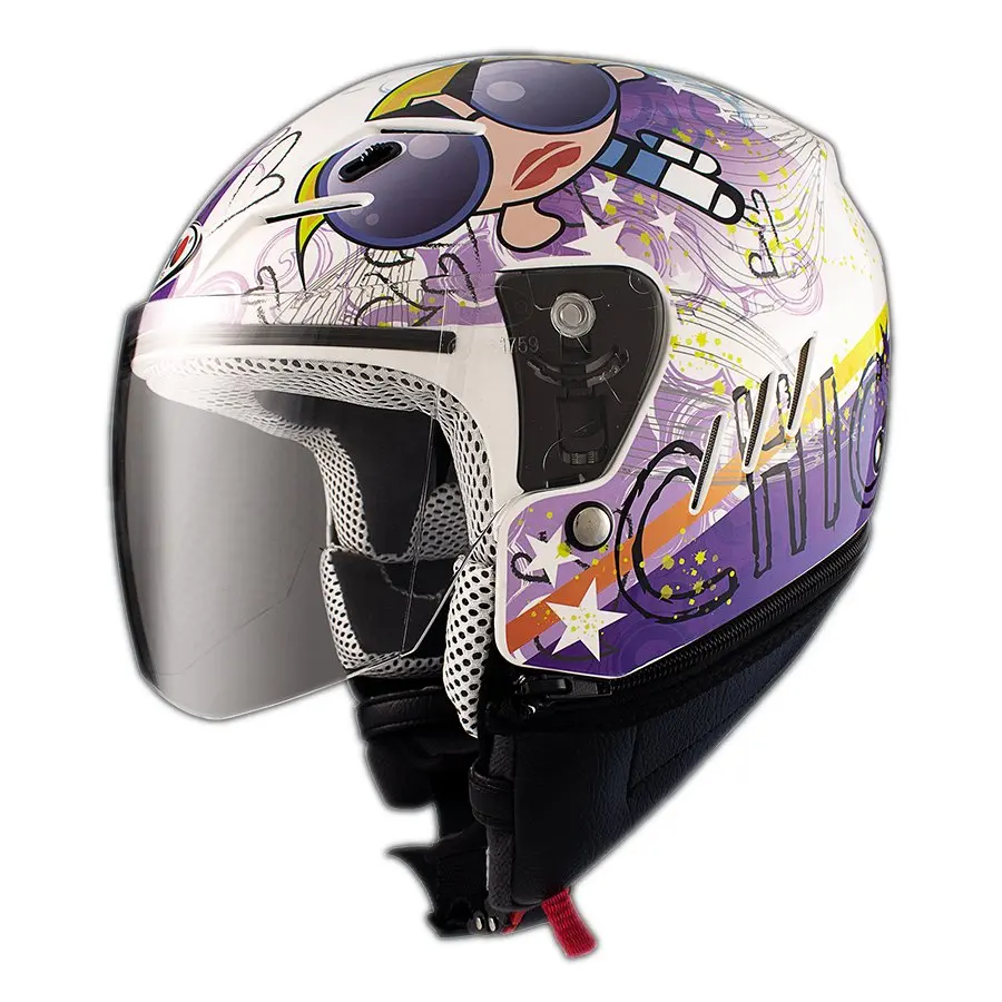 Shiro helmet JET SH 20 three CHIC II infant. Motorcycle child. Sizes M and L. Security & protection