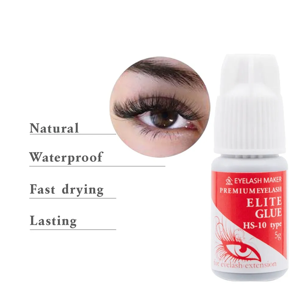 Premium Elite Korea HS Brand 7-8 Weeks Long Lasting 2sec Dry HS-10 Original Korea Eyelash Extension Glue