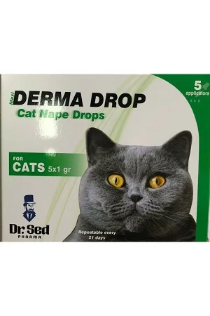 CCA External Parasite Drops For Cats Maxi Derma Drop 5x1 Ml