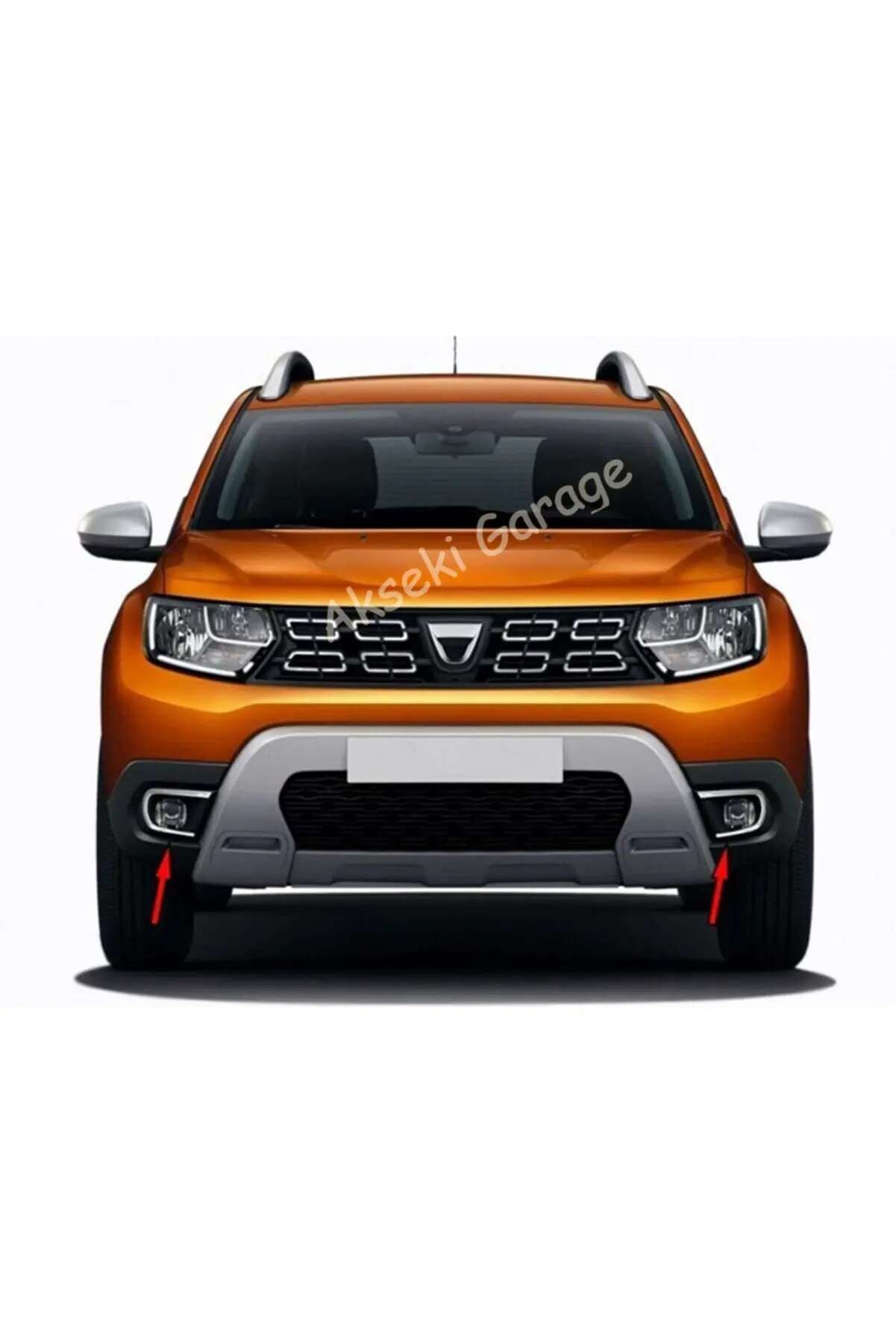 For Dacia Duster Chrome Fog Frame 2 Pcs Models 2010-2022 -Stylish Accessories Tires Spoilers Hot Tuning Bumper Wings Lip Flap