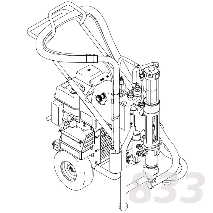 Titan Speeflo Manifold Filter With Check Ball Outlet Filter Element for HC970 Airless Paint Sprayer High Pressure Paint Machine