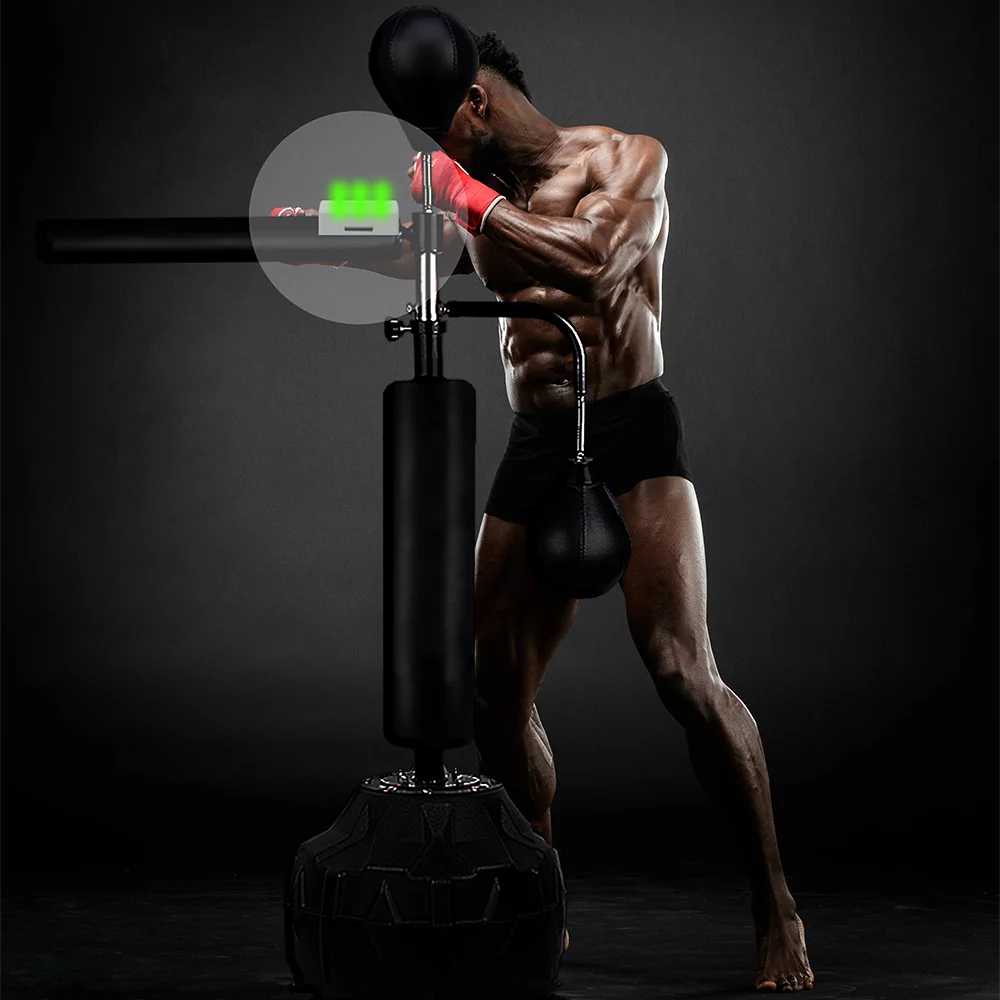 [QueLing] Smart Spin Pole Boxing Ball Reaction Target Rotating Vertical Stick Target Reaction test