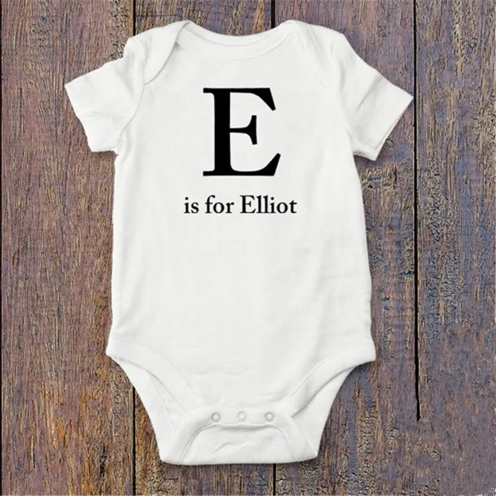 Custom Letter Monogram Bodysuit Name Bodysuit Baby Clothing Personalized Baby Outfit Baby Onesie Pregnancy Baby Unisex Vest