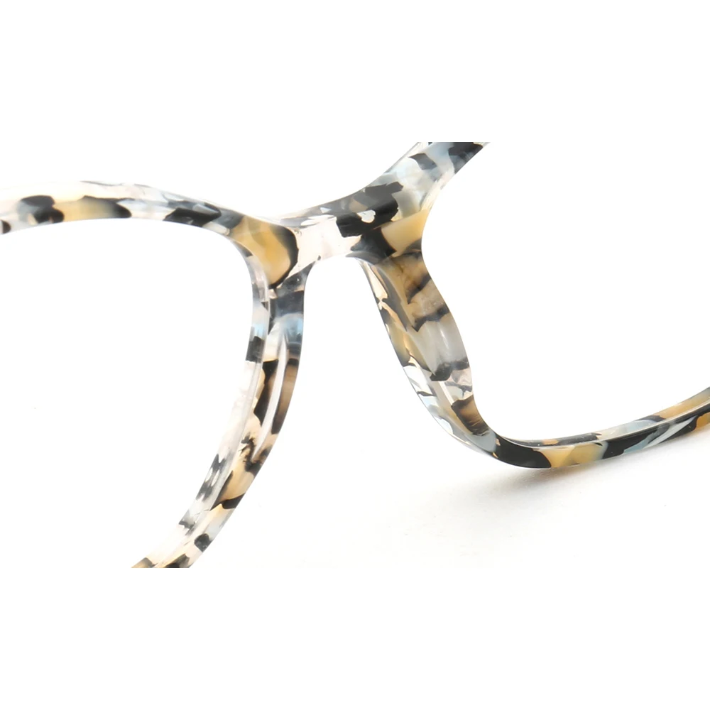 Women Tortoise Shell Cat Eye Eyeglass Frame for Women Optical Glasses Frames Vintage Floral Retro Prescription Myopia Spectacles - view 4