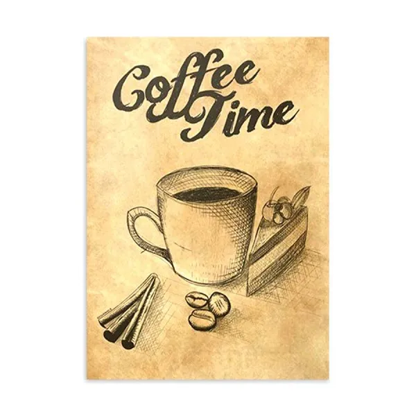 Placa Decorativa Coffee Time