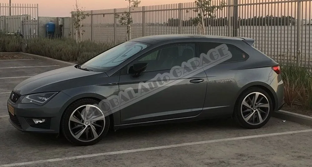 For Seat Leon Mk3 SC 3 Doors 2012-2020 Spoiler Auto Accessory Universal Spoilers Car Antenna Diffuser Flaps Spilitter